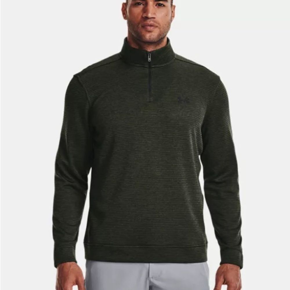 Under Armour Storm Sweaterfleece Baroque Green / Black M NWT IN PACKAGING